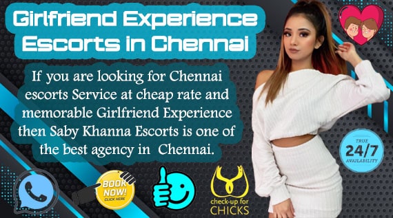Chennai Girlfriend Experience Escort services Banner